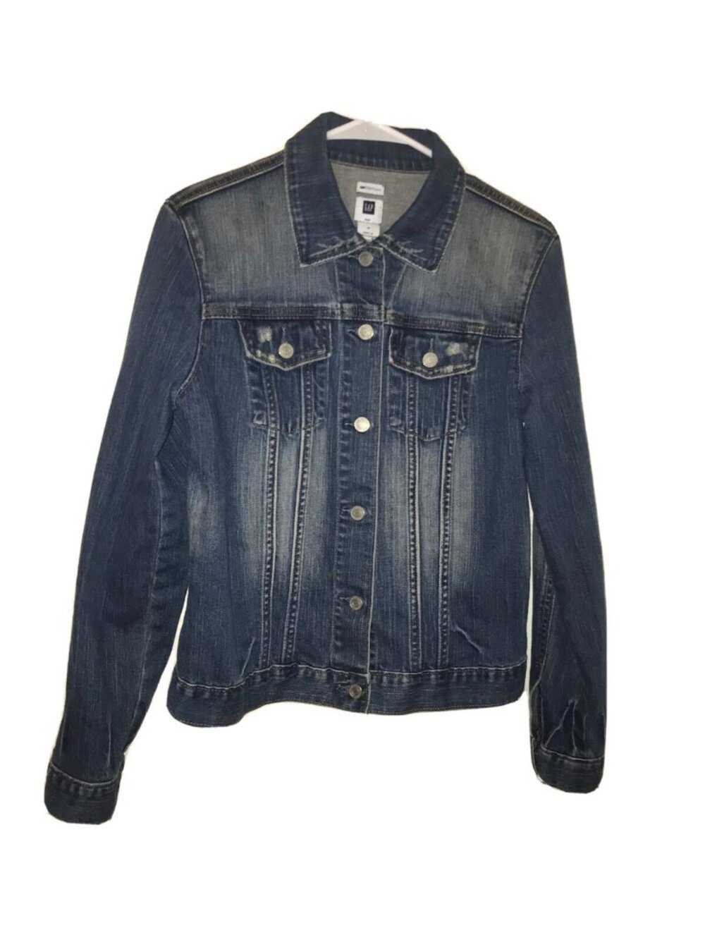 Gap Classic Jean Denim Trucker Jacket Womens Medium M Coat